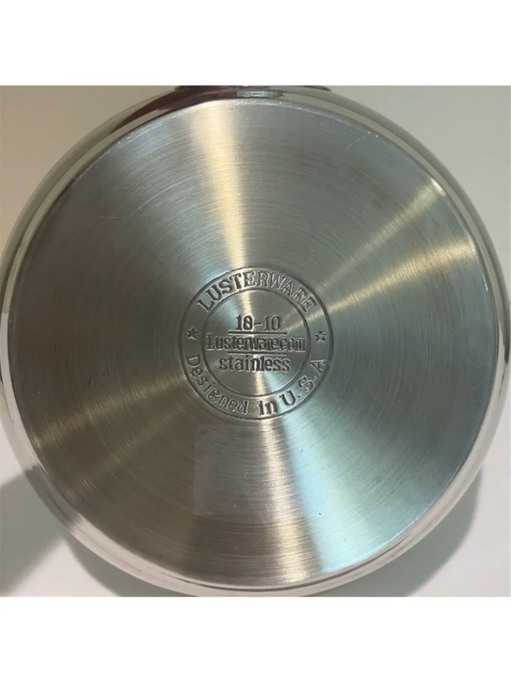 RARE Lusterware 18/10 Stainless Steel Skillet Pan 8